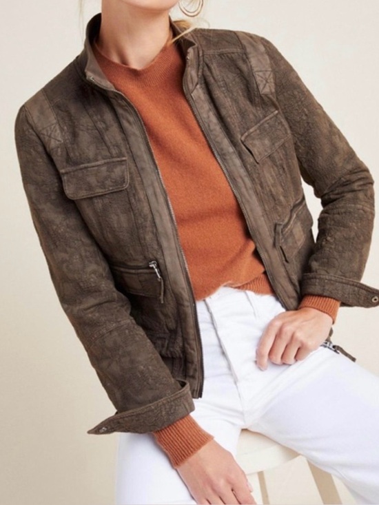 Anthropologie Jackets & Blazers - Anthropologie Marrakech Brown Utility Jacket
